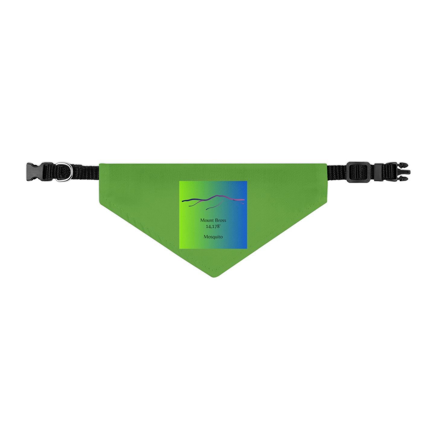 Mount Bross 14er Pet Bandana Collar