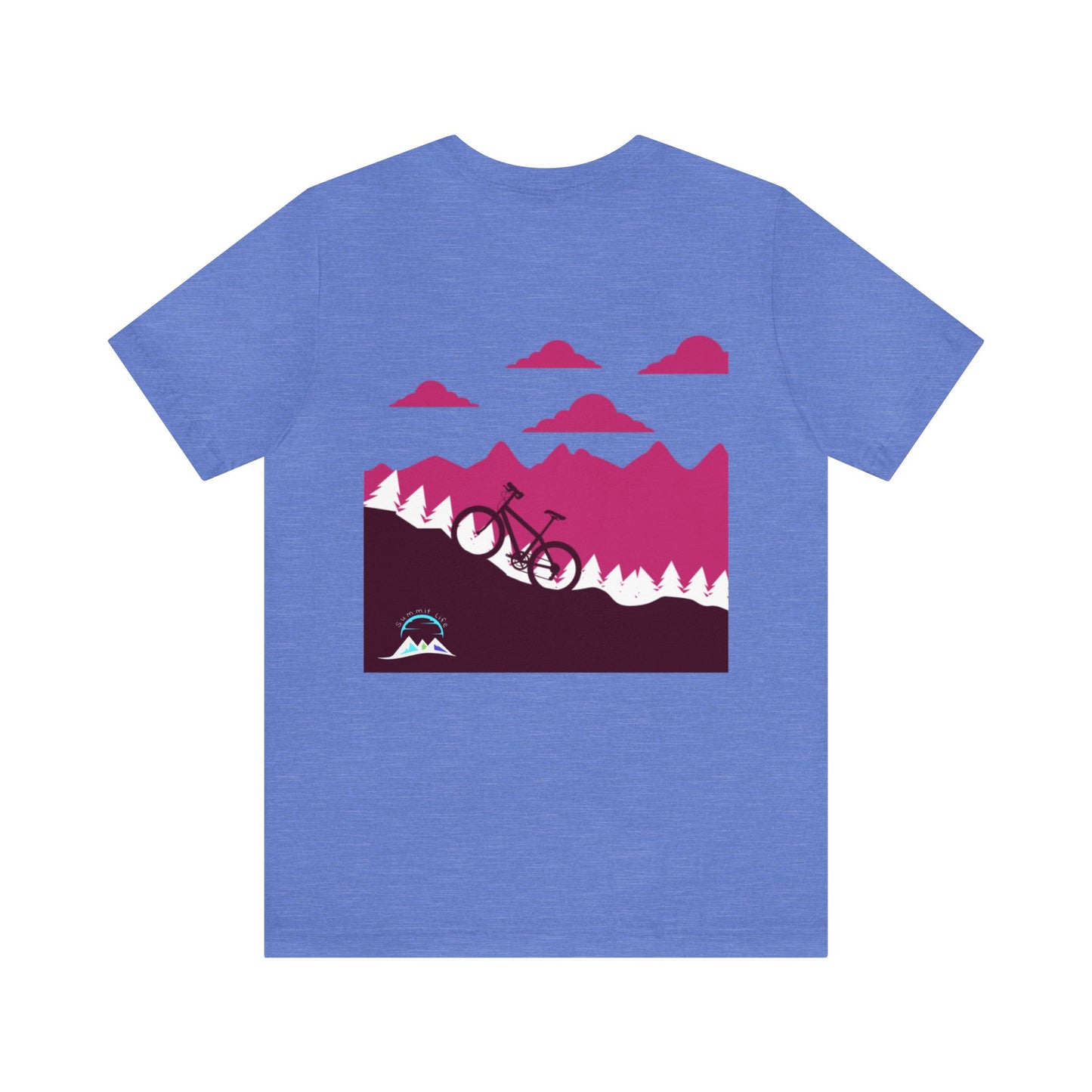 Mountain Bike USA Unisex Jersey Short Sleeve Tee