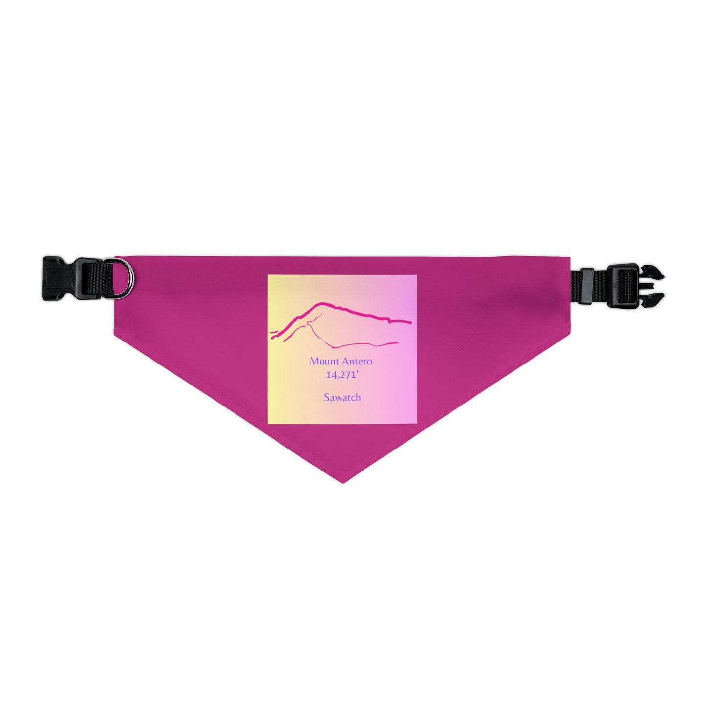 Mount Antero 14er Pet Bandana Collar
