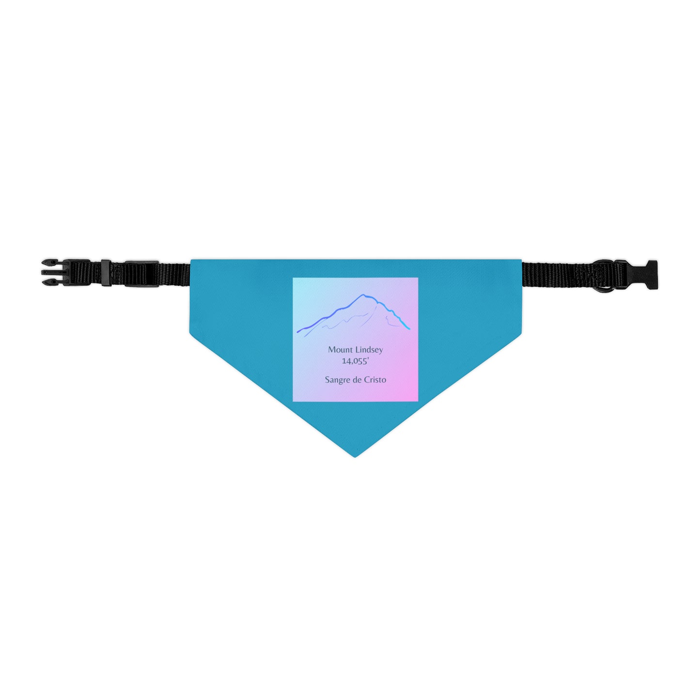 Mount Lindsey 14er Pet Bandana Collar