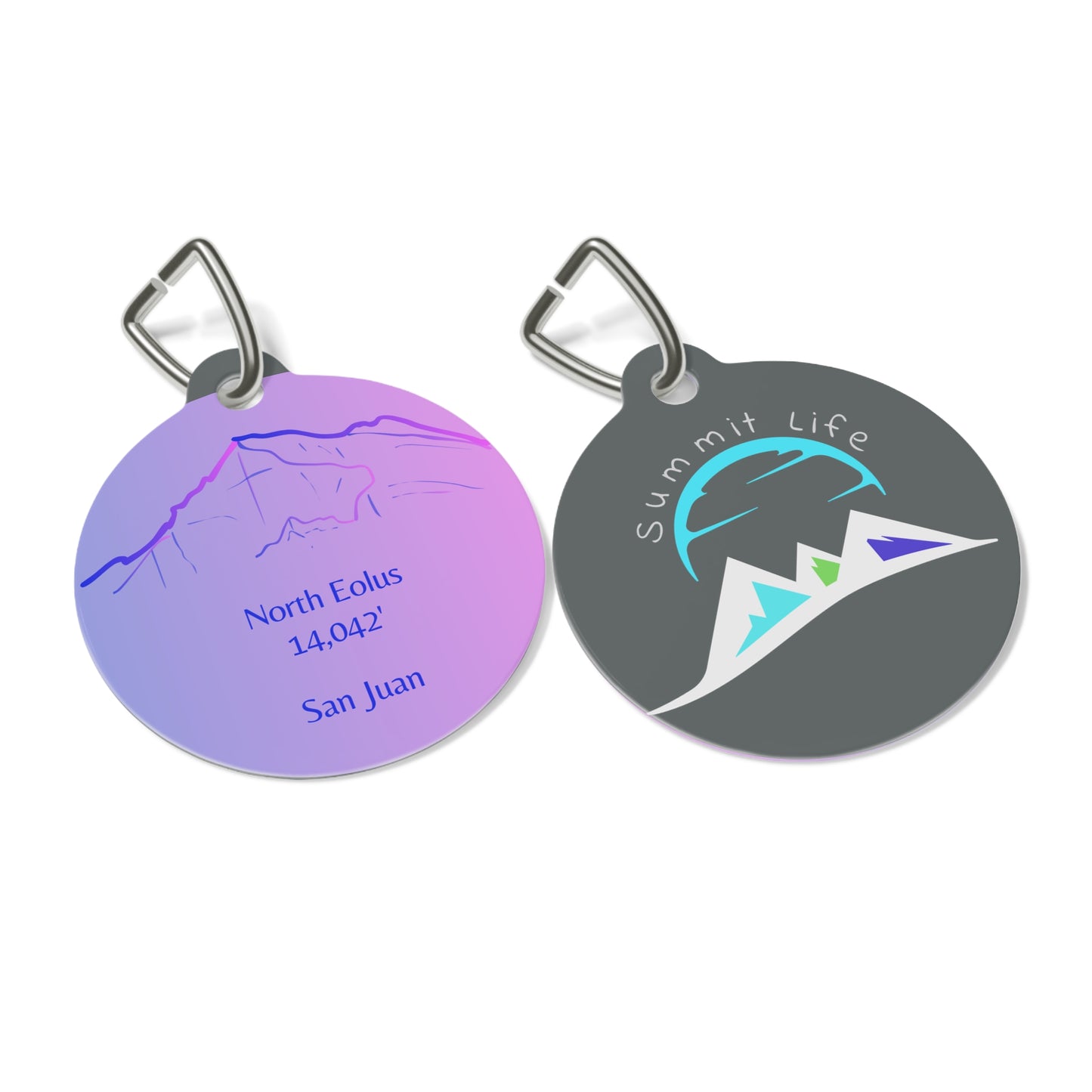 North Eolus Peak Pet Tag