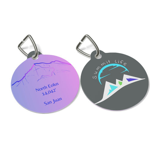 North Eolus Peak Pet Tag