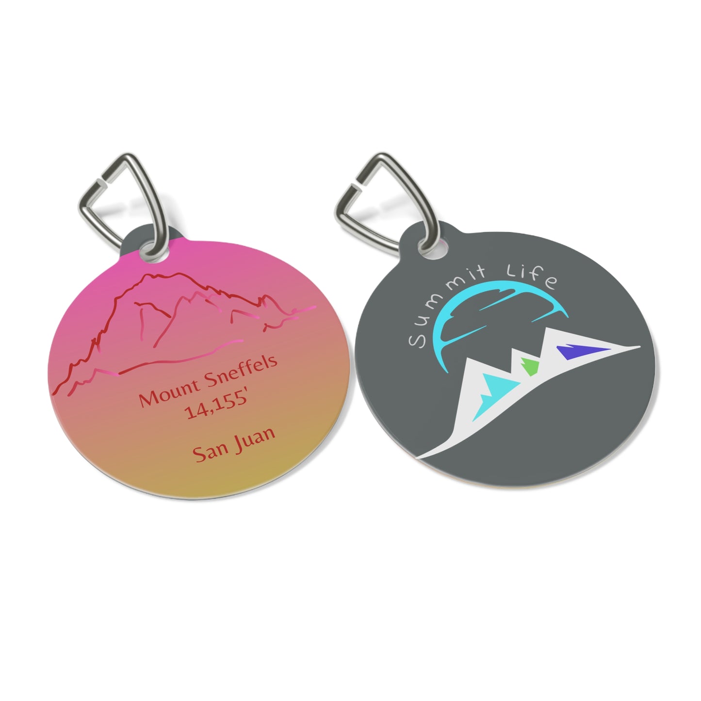 Mount Sneffels Pet Tag