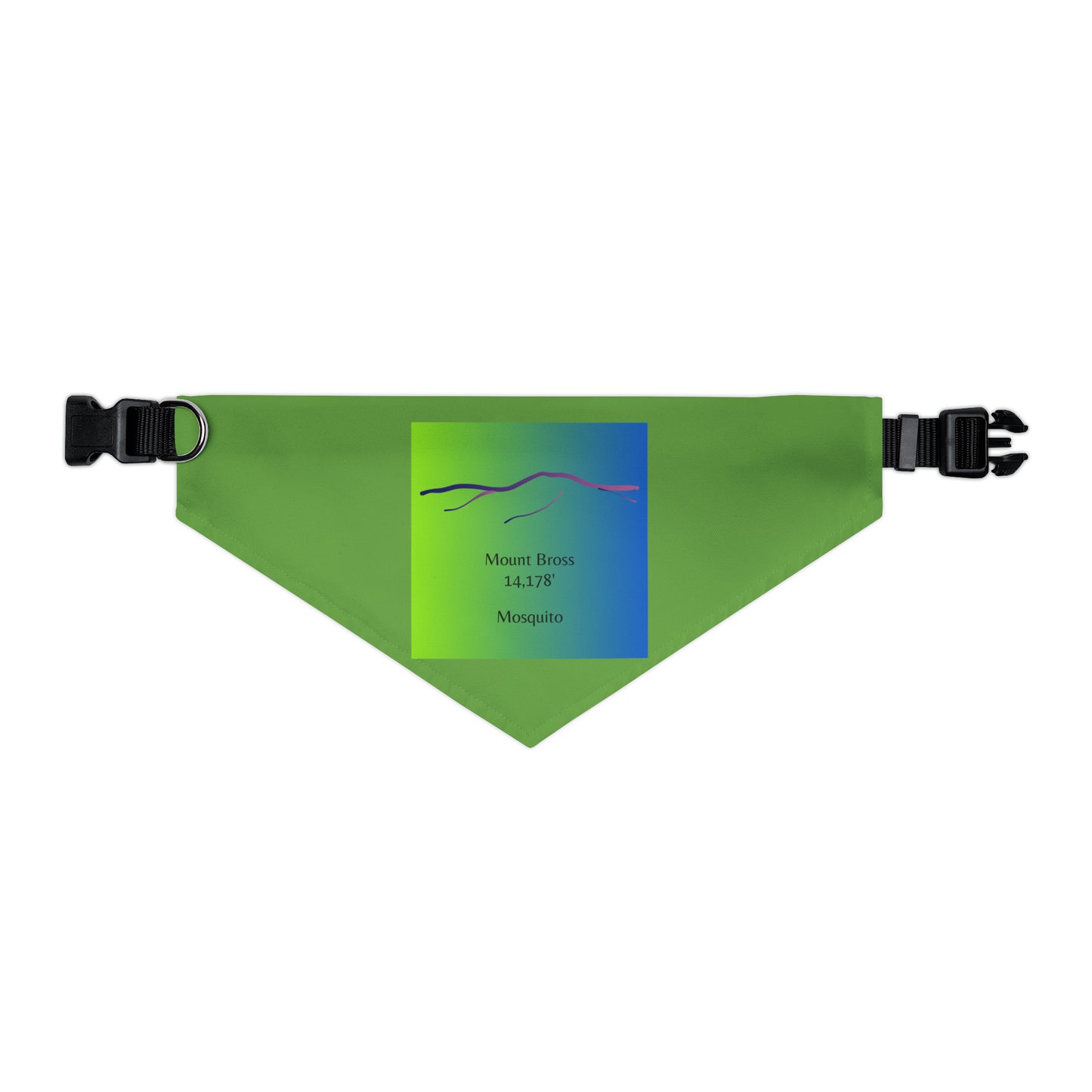 Mount Bross 14er Pet Bandana Collar
