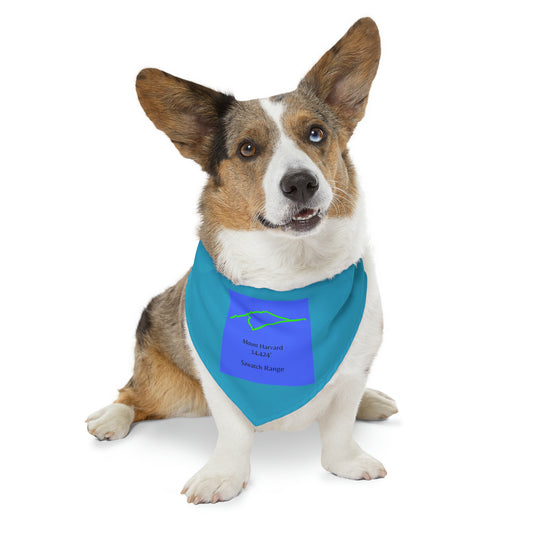 Mount Harvard 14er Pet Bandana Collar