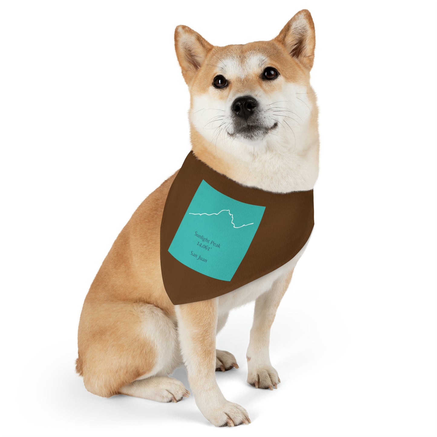 Sunlight Peak 14er Pet Bandana Collar
