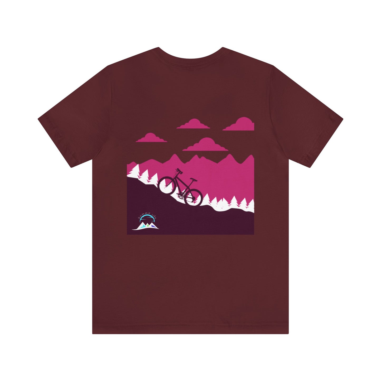 Mountain Bike USA Unisex Jersey Short Sleeve Tee