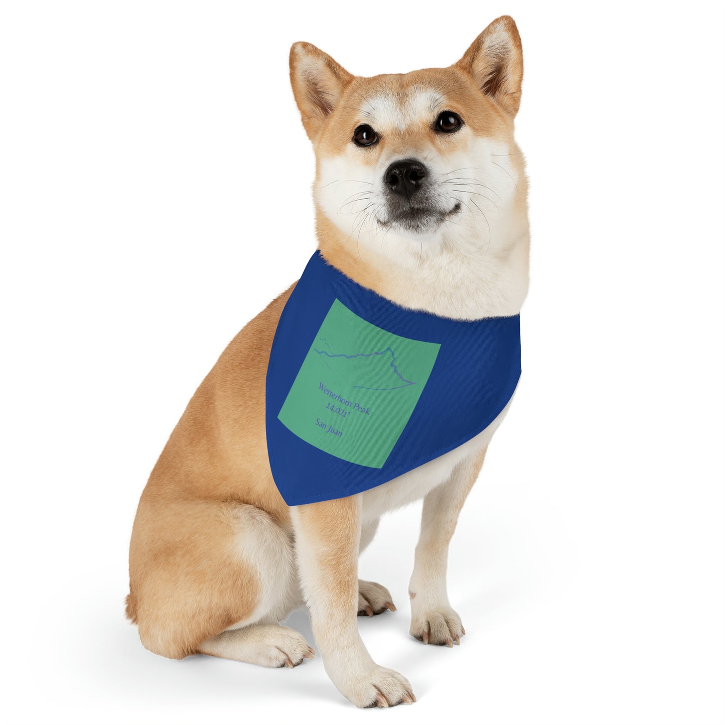 Wetterhorn Peak 14er Pet Bandana Collar