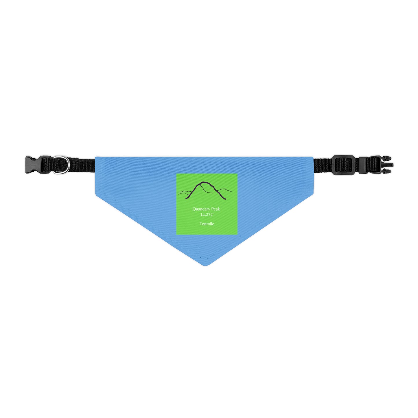 Quandary Peak 14er Pet Bandana Collar