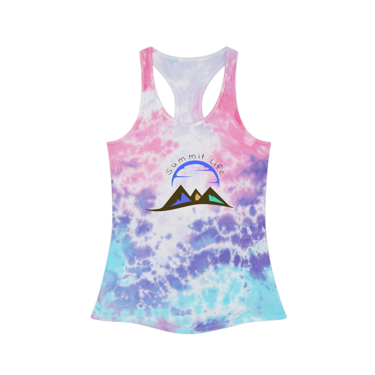 Summit Life Tie Dye Racerback Tank Top