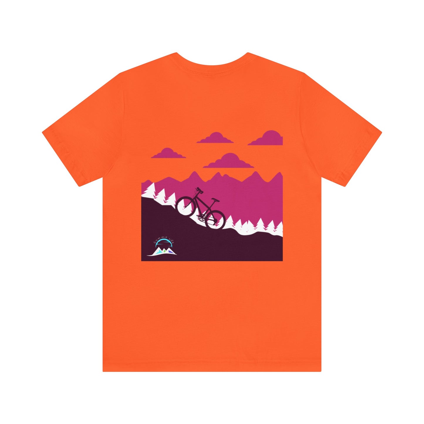 Mountain Bike USA Unisex Jersey Short Sleeve Tee