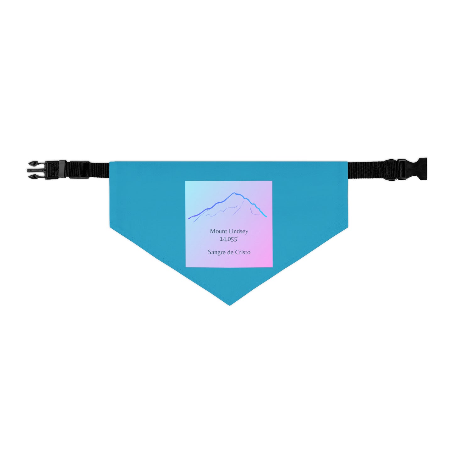 Mount Lindsey 14er Pet Bandana Collar