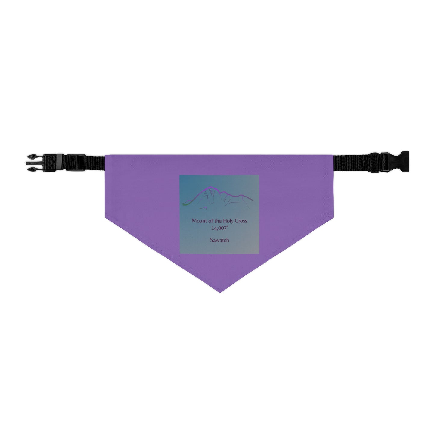 Mount of the Holy Cross 14er Pet Bandana Collar