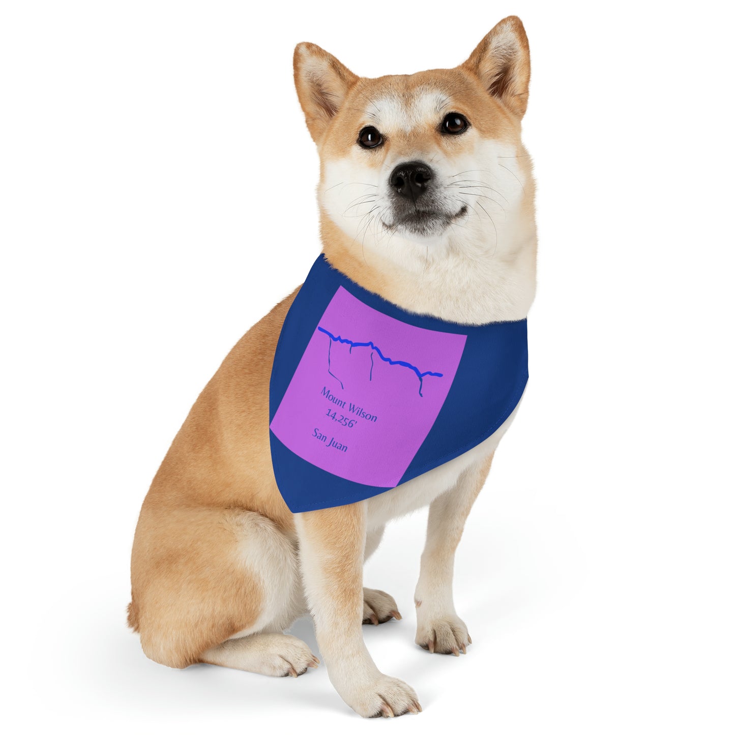 Mount Wilson 14er Pet Bandana Collar