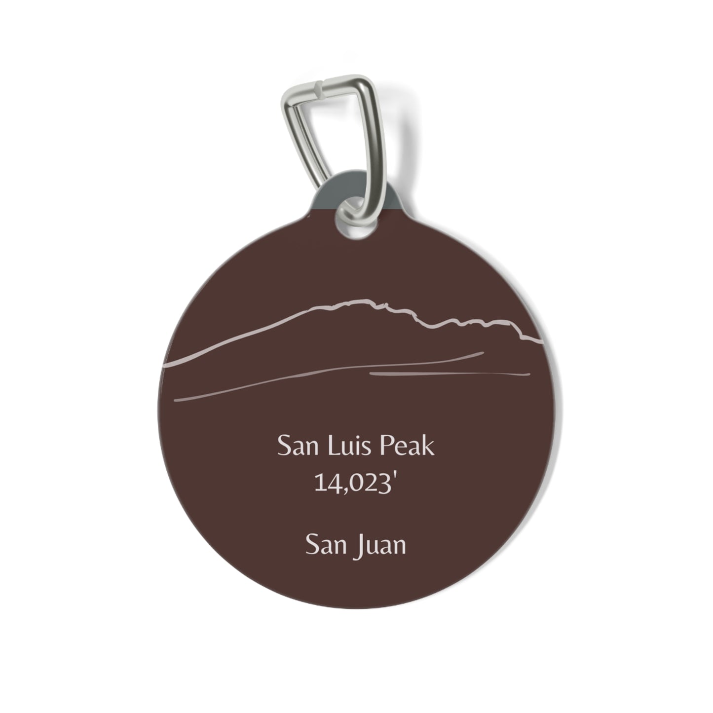 San Luis Peak Pet Tag