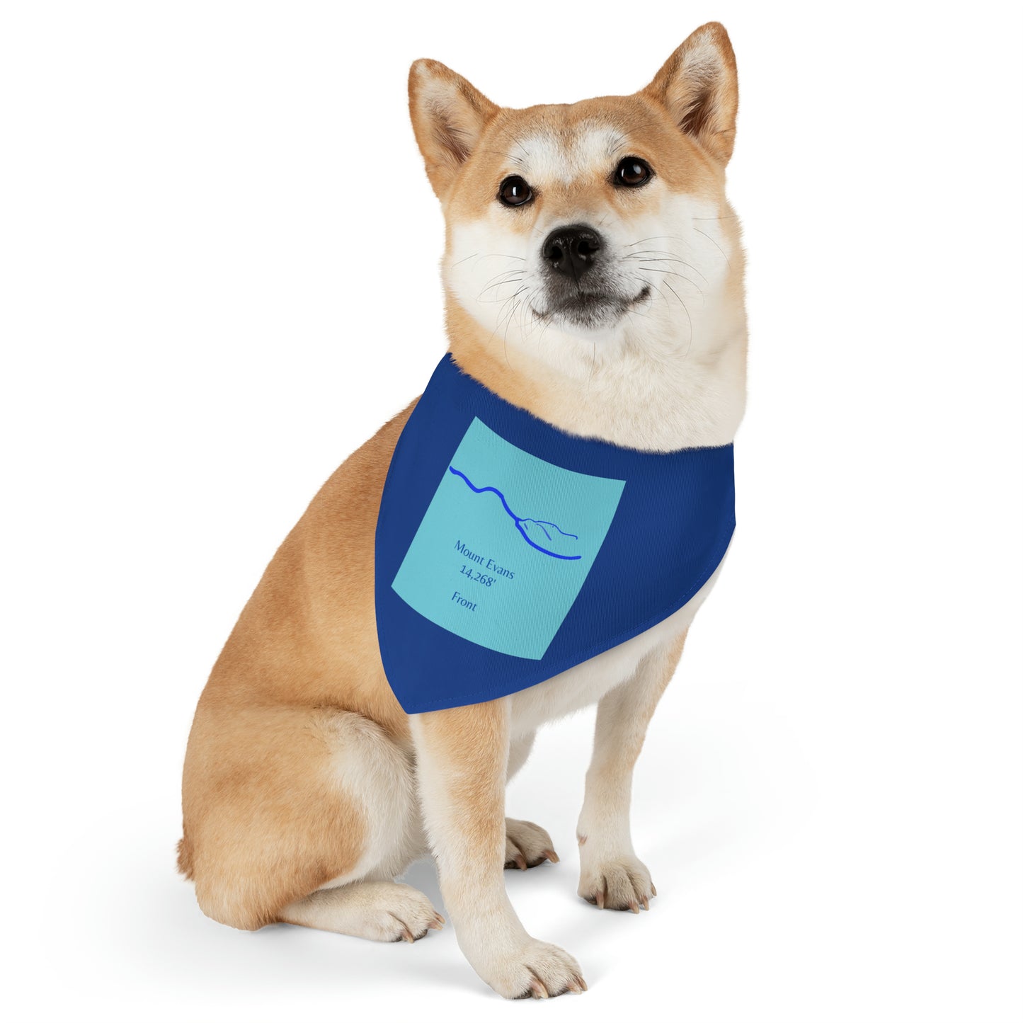 Mount Evans 14er Pet Bandana Collar