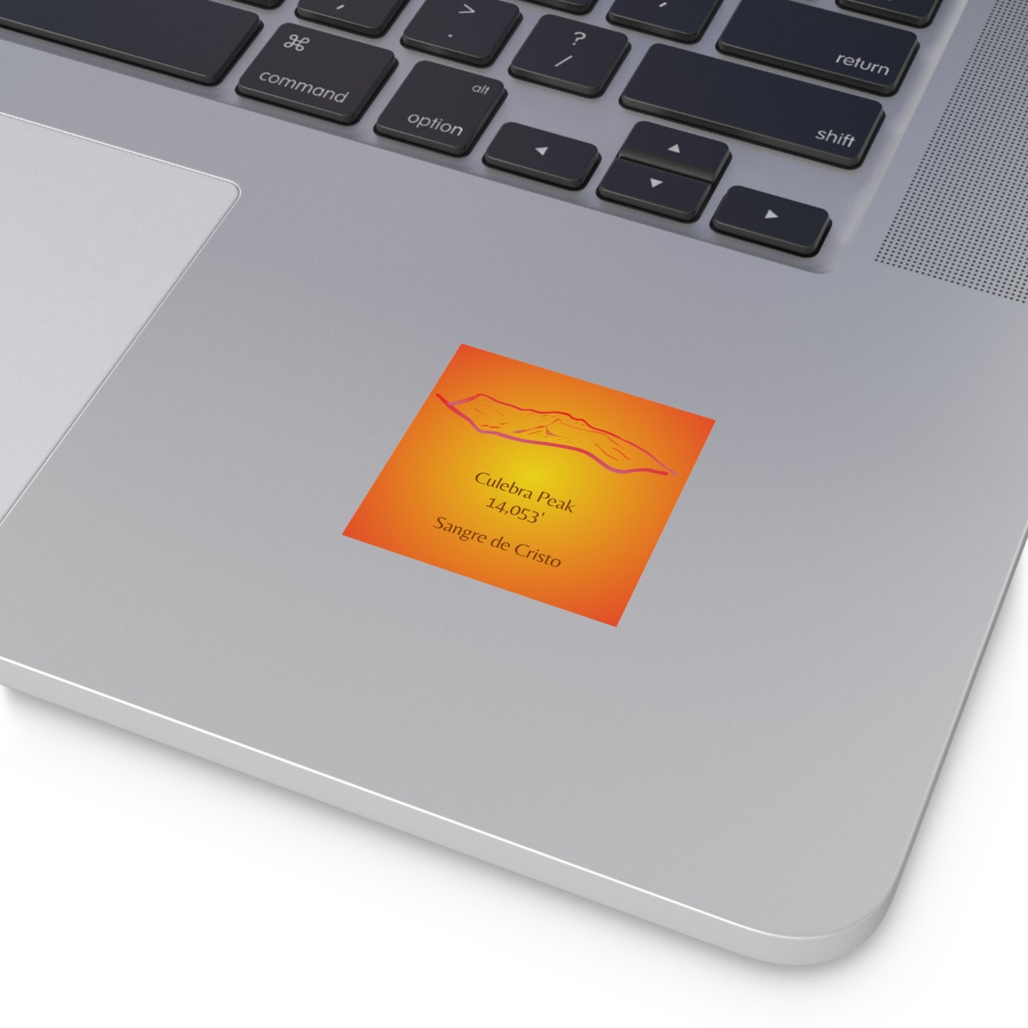 Culebra Peak 14er Square Vinyl Sticker