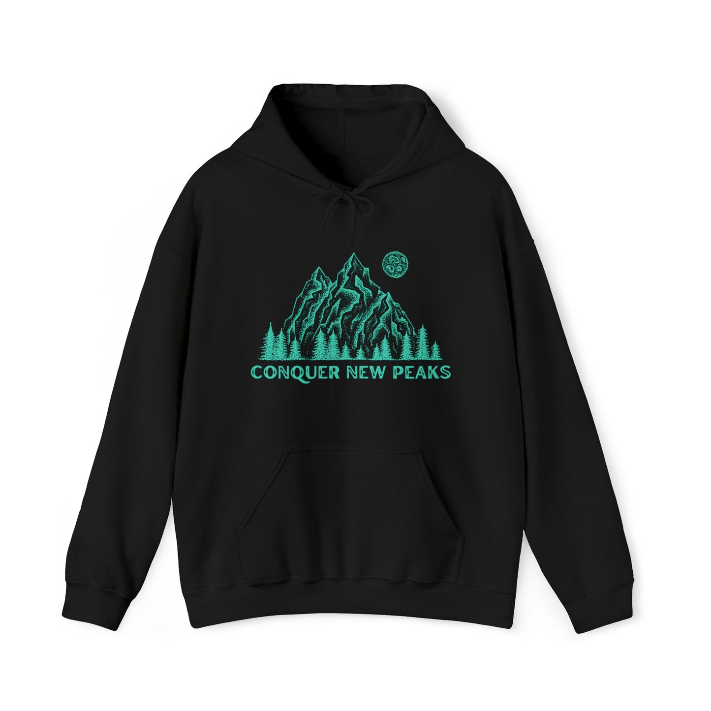 Conquer New Peaks Unisex Heavy Blend™ Hooded Sweatshirt