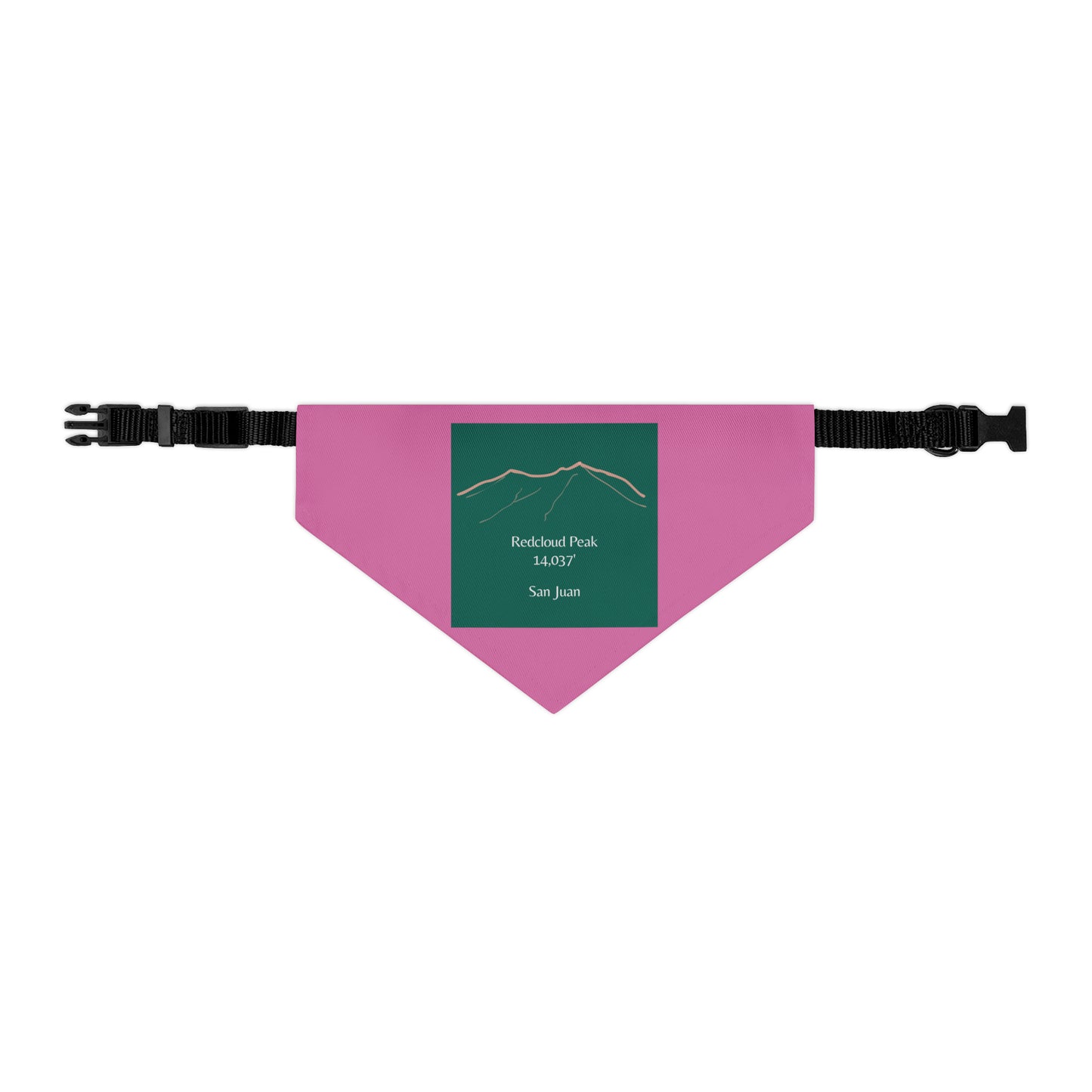 Redcloud Peak 14er Pet Bandana Collar