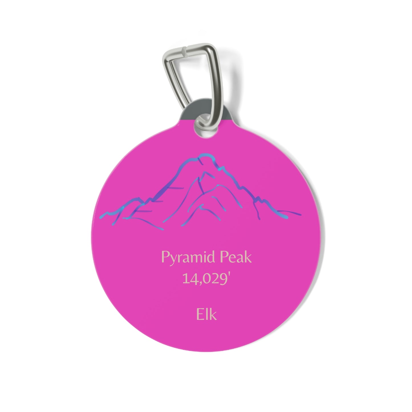 Pyramid Peak Pet Tag