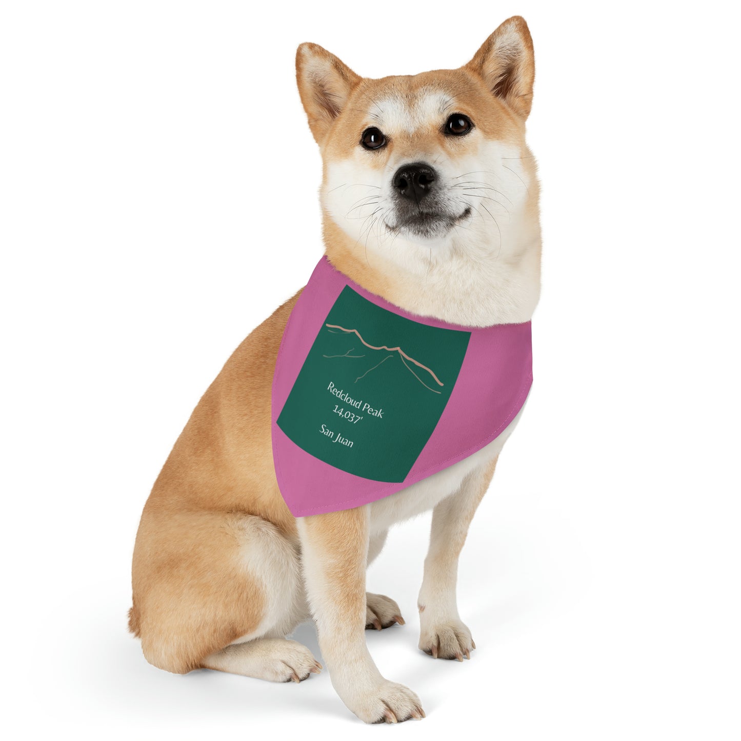 Redcloud Peak 14er Pet Bandana Collar