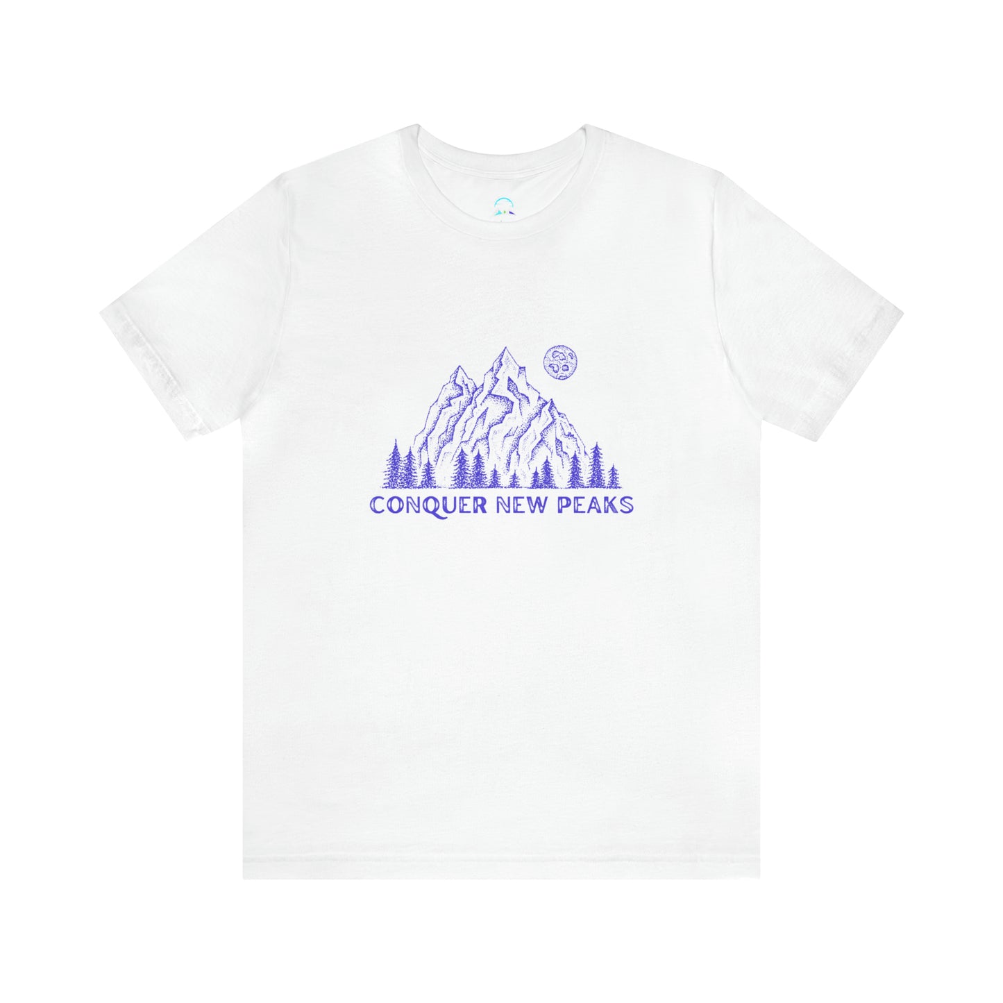 Conquer New Peaks Unisex Jersey Short Sleeve Tee - Purple