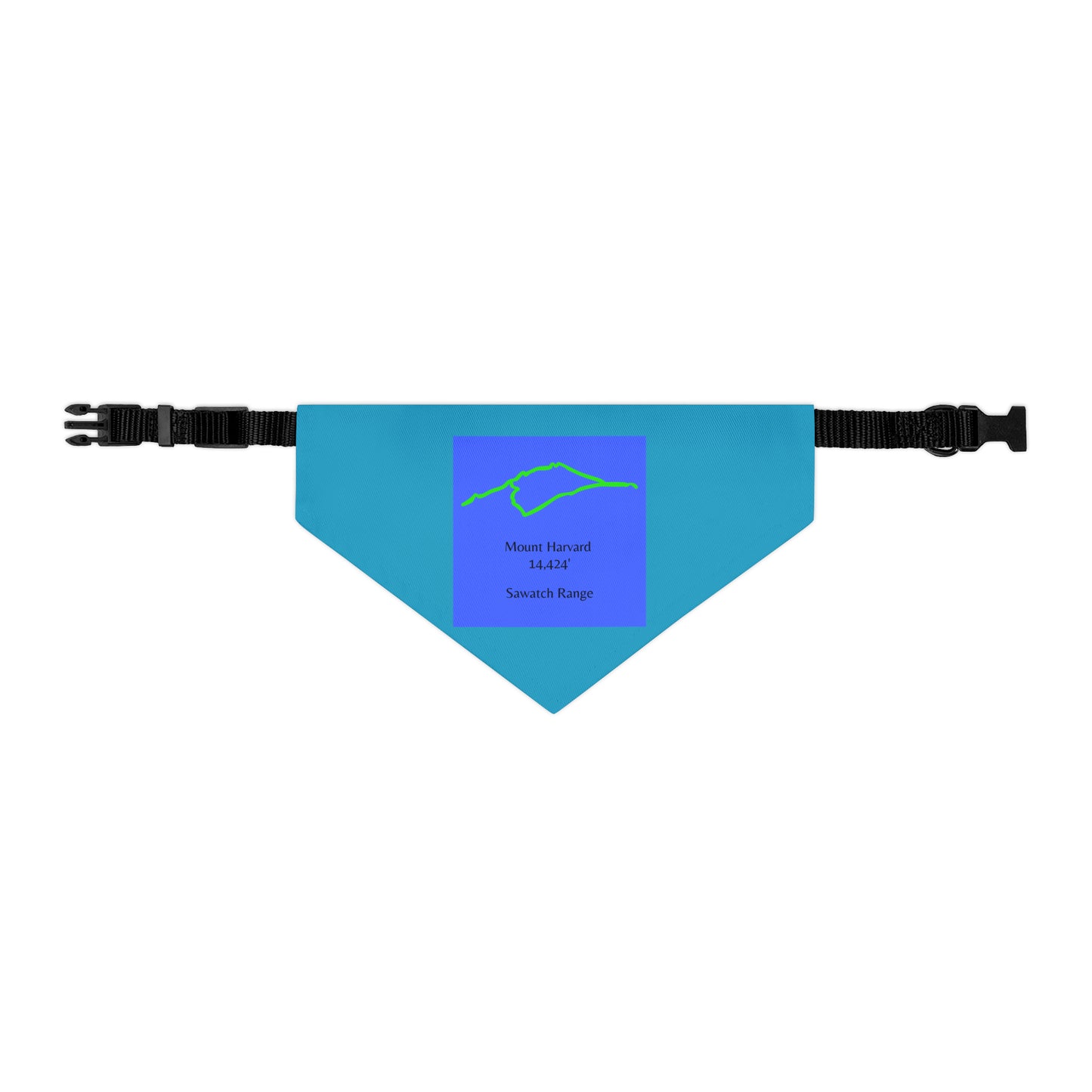 Mount Harvard 14er Pet Bandana Collar