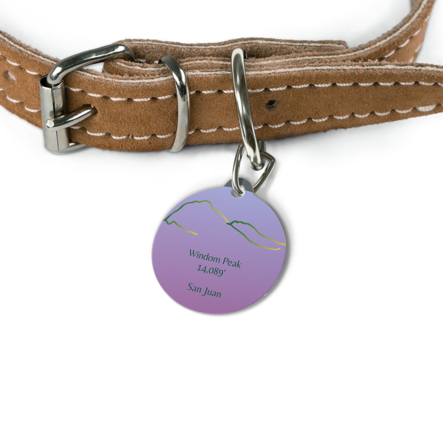 Windom Peak 14er Pet Tag