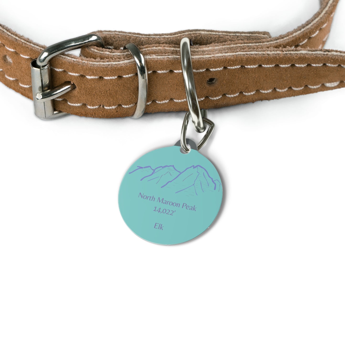 North Maroon Peak Pet Tag