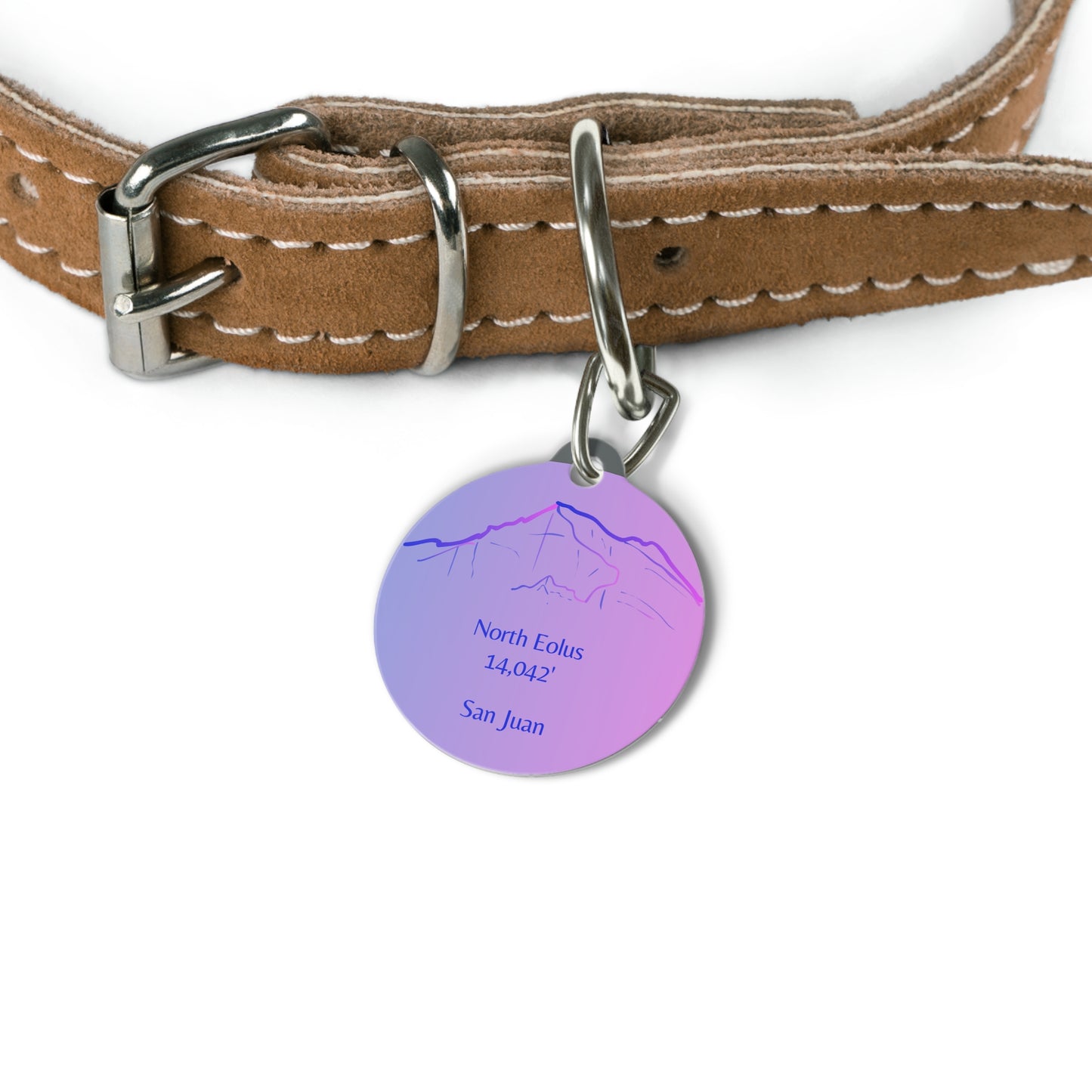 North Eolus Peak Pet Tag