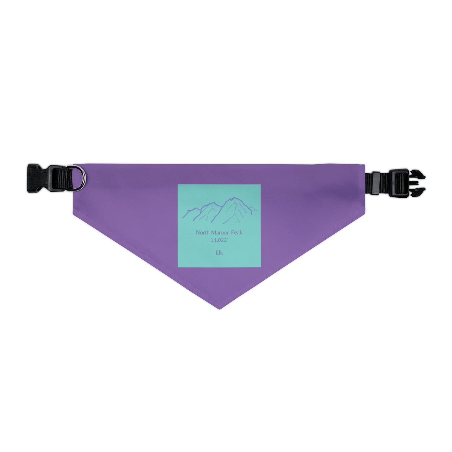 North Maroon Peak 14er Pet Bandana Collar