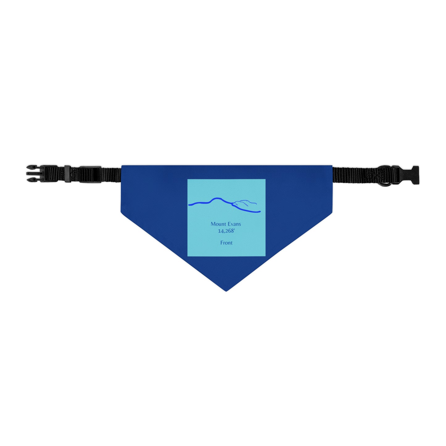 Mount Evans 14er Pet Bandana Collar