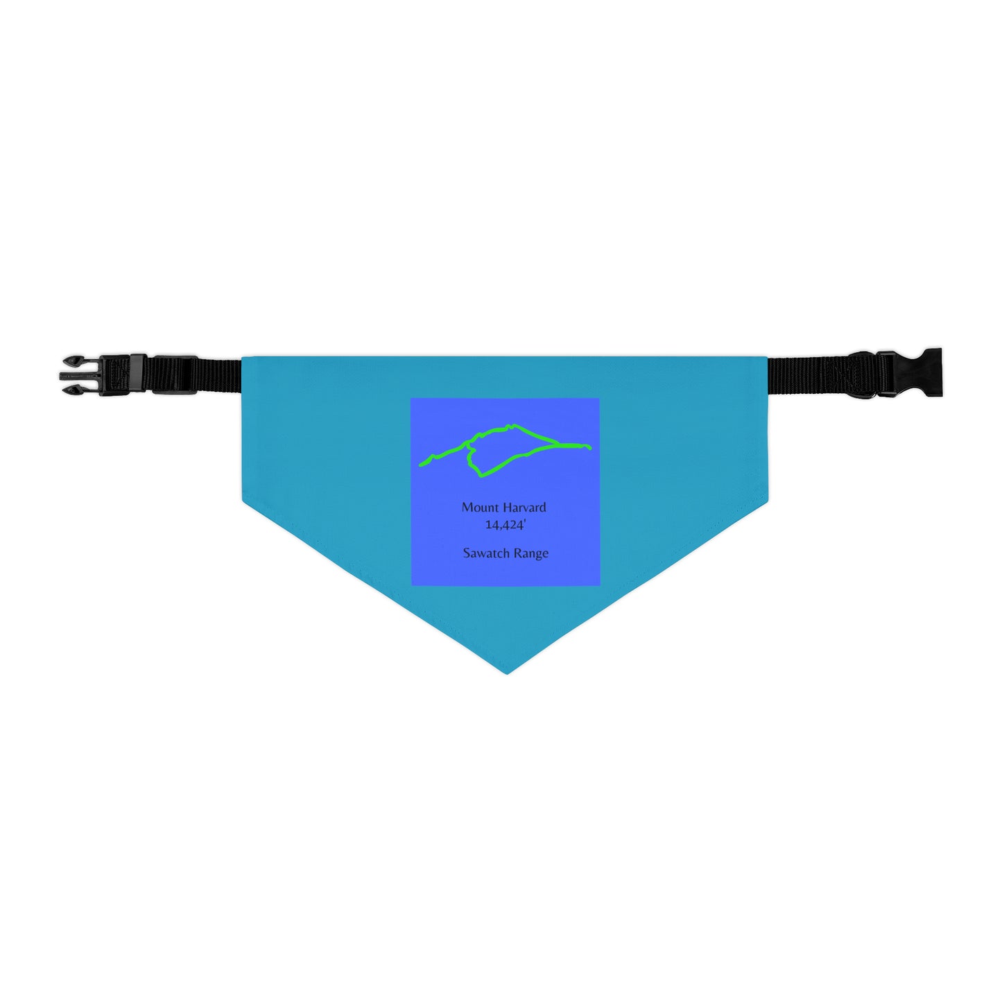 Mount Harvard 14er Pet Bandana Collar