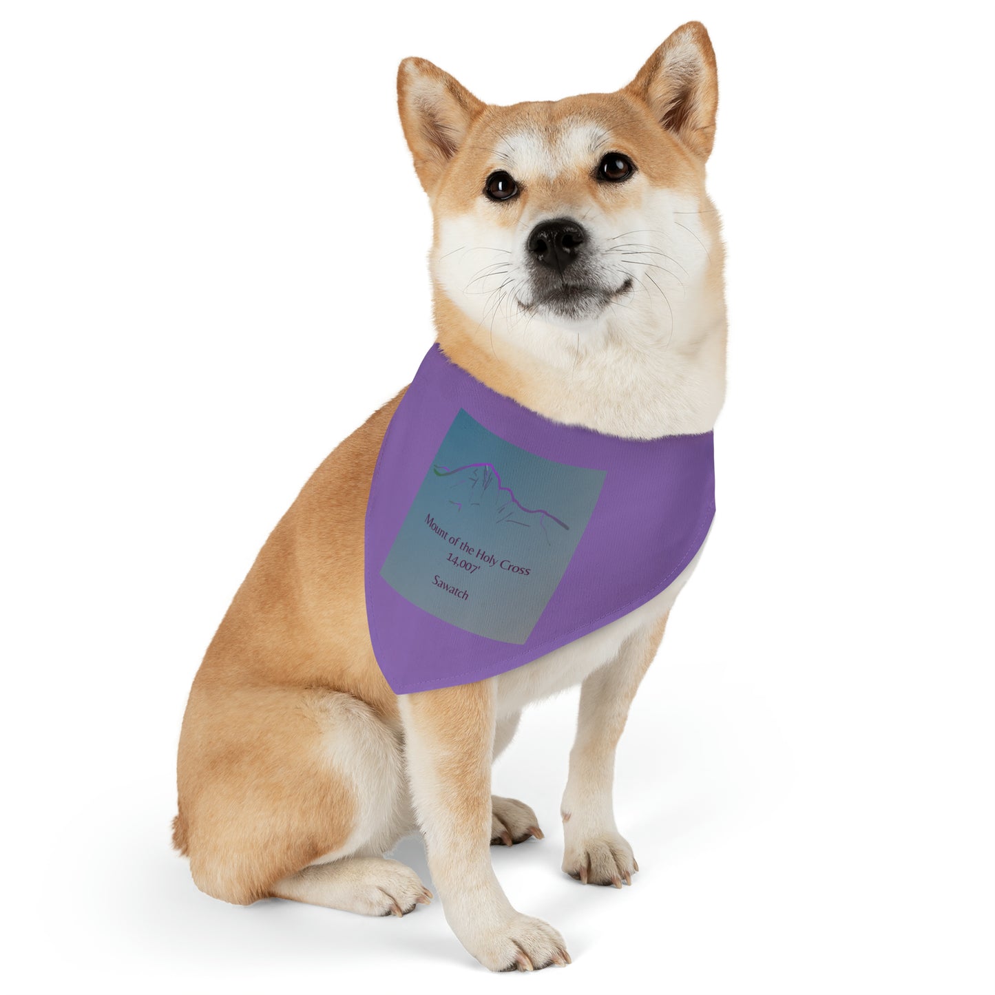 Mount of the Holy Cross 14er Pet Bandana Collar