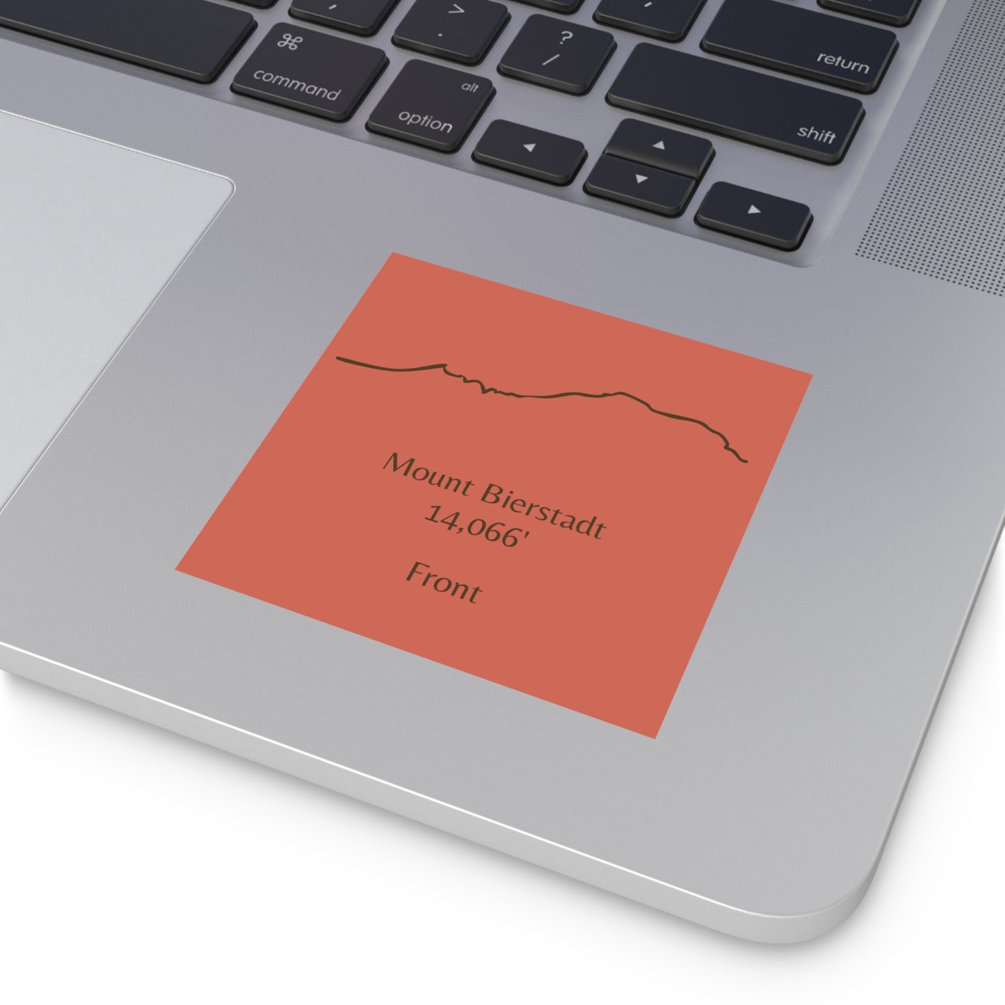 Mount Bierstadt 14er Square Vinyl Sticker
