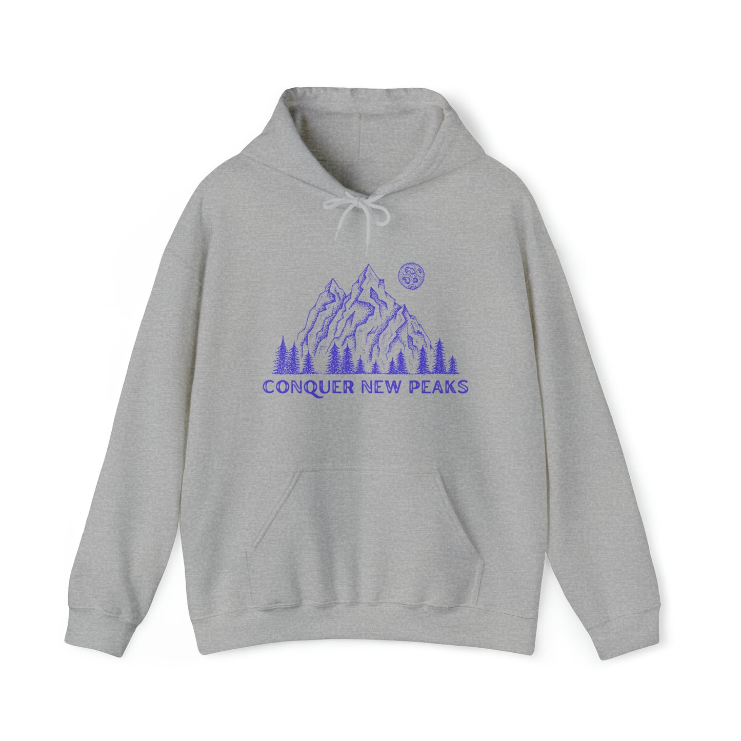 Conquer New Peaks Unisex Heavy Blend™ Hooded Sweatshirt