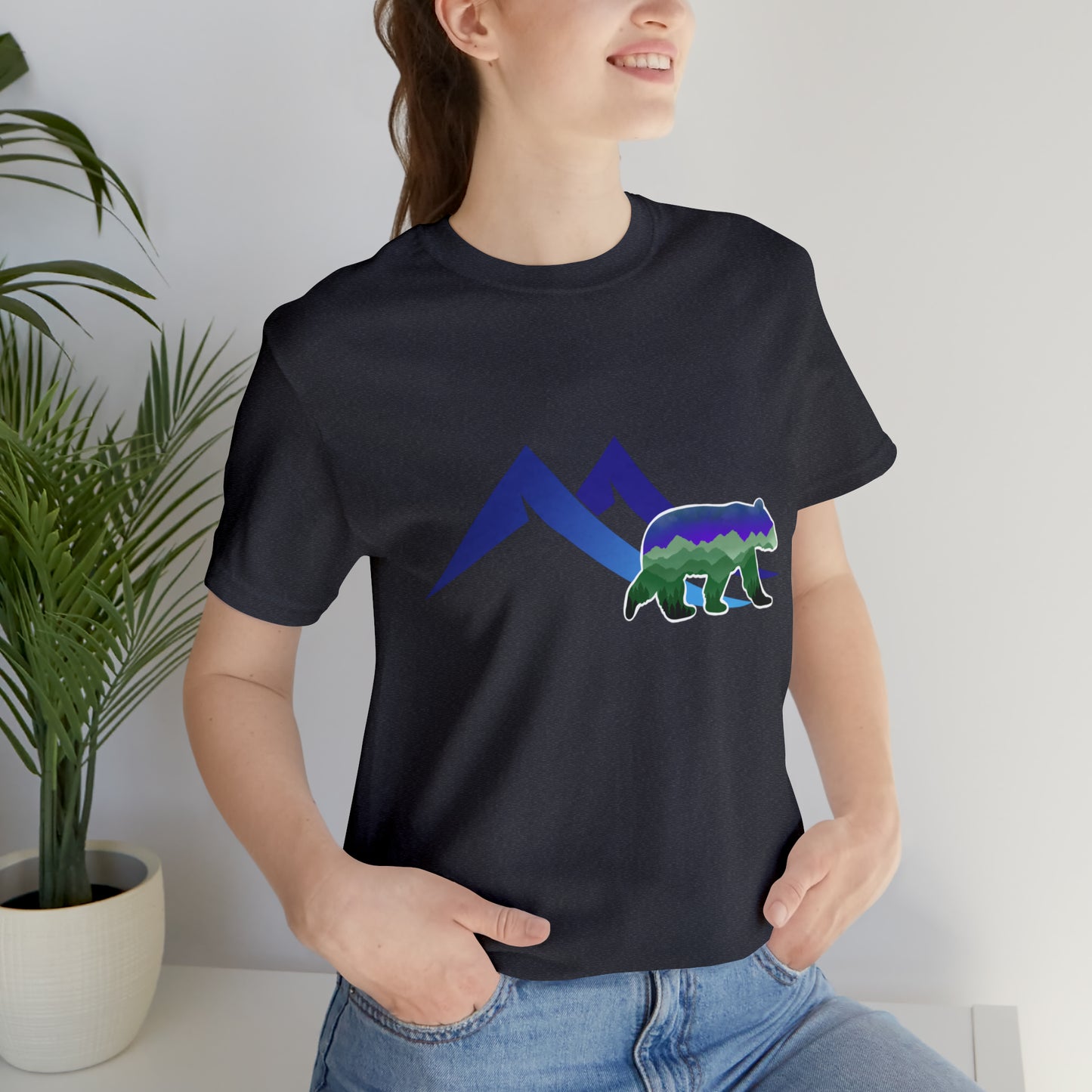 Mountain Bear Unisex Jersey Short Sleeve Tee