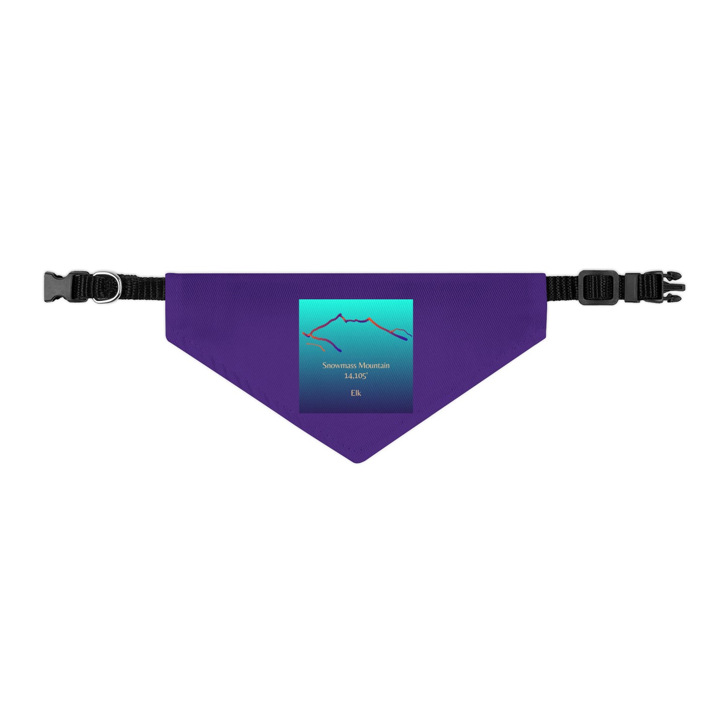 Snowmass Mountain 14er Pet Bandana Collar