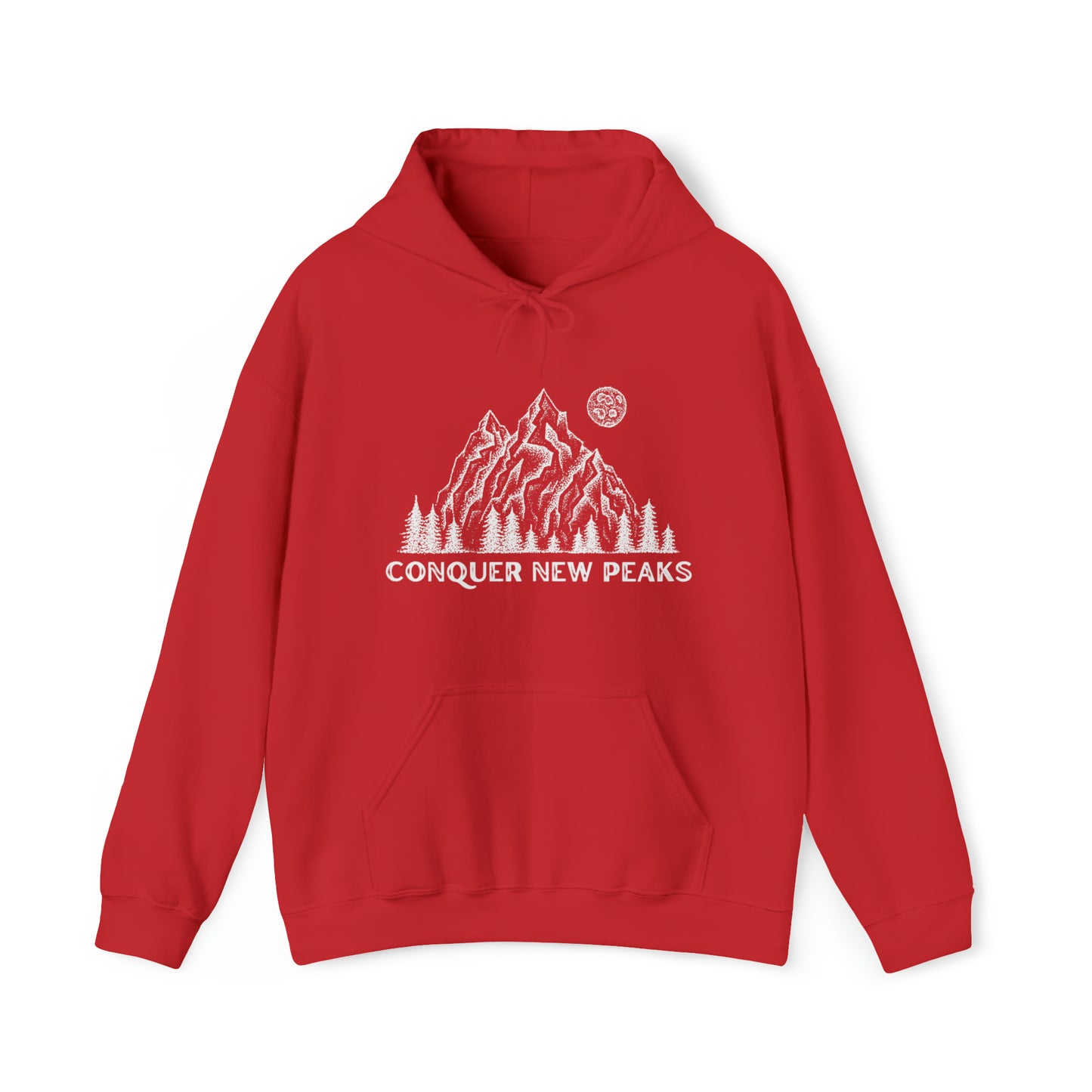 Conquer New Peaks Unisex Heavy Blend™ Hooded Sweatshirt