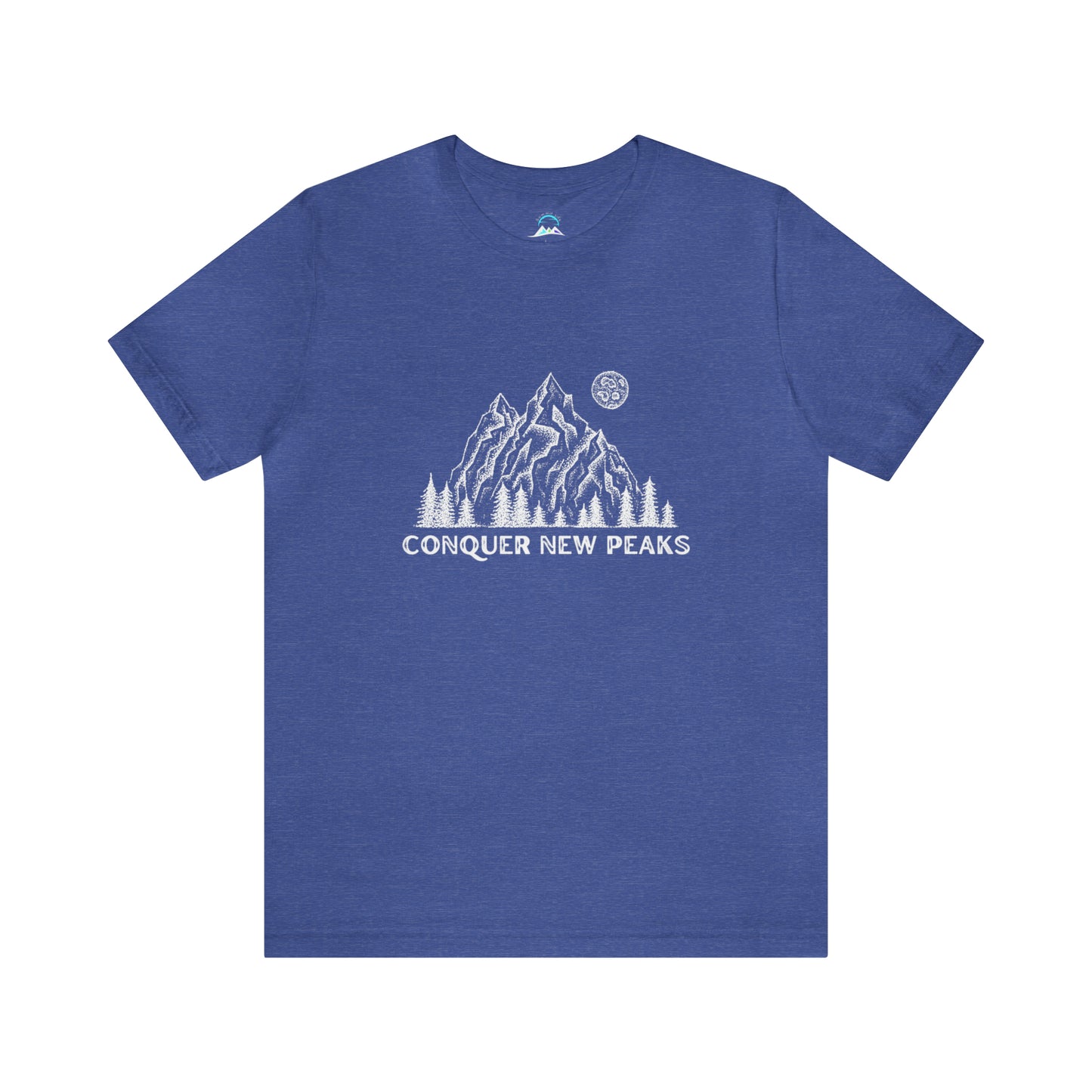 Conquer New Peaks Unisex Jersey Short Sleeve Tee