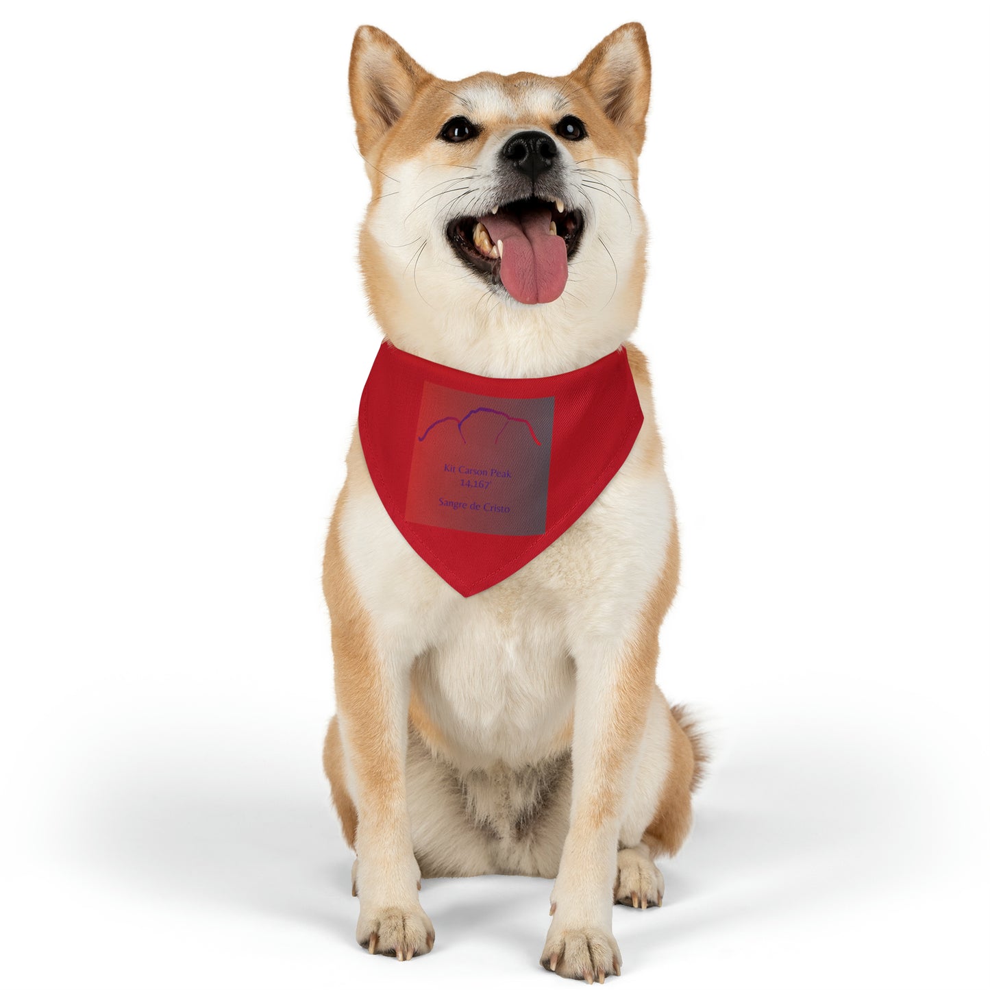 Kit Carson Peak 14er Pet Bandana Collar