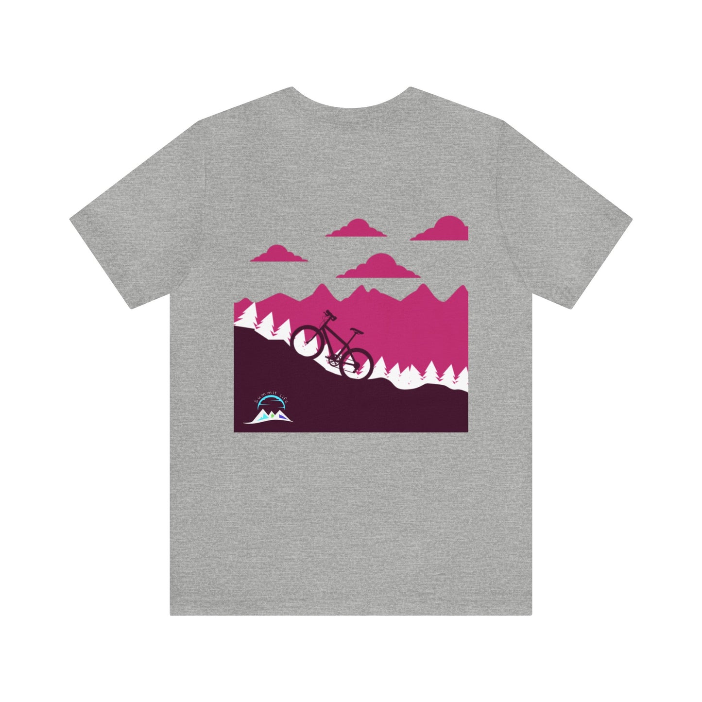 Mountain Bike USA Unisex Jersey Short Sleeve Tee