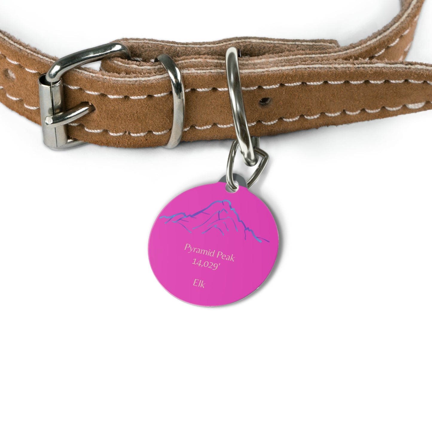 Pyramid Peak Pet Tag