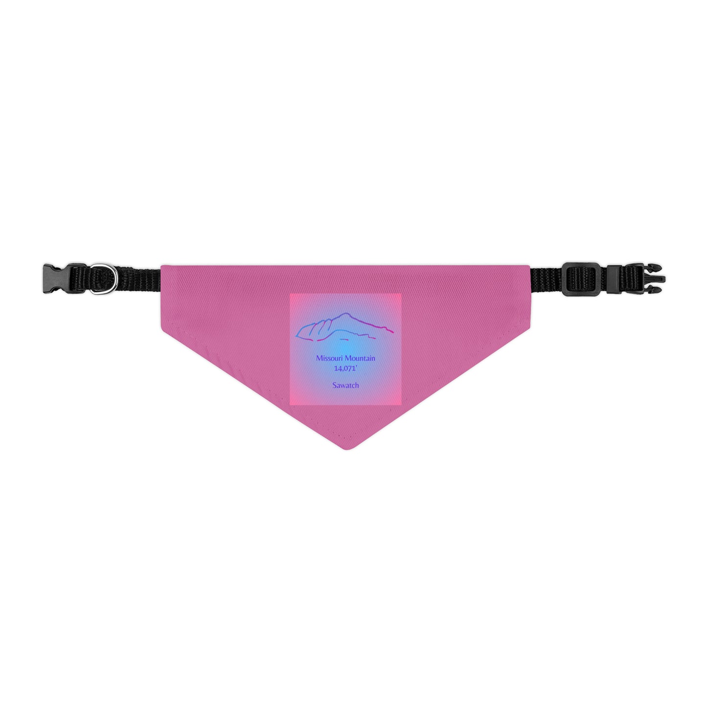 Missouri Mountain 14er Pet Bandana Collar