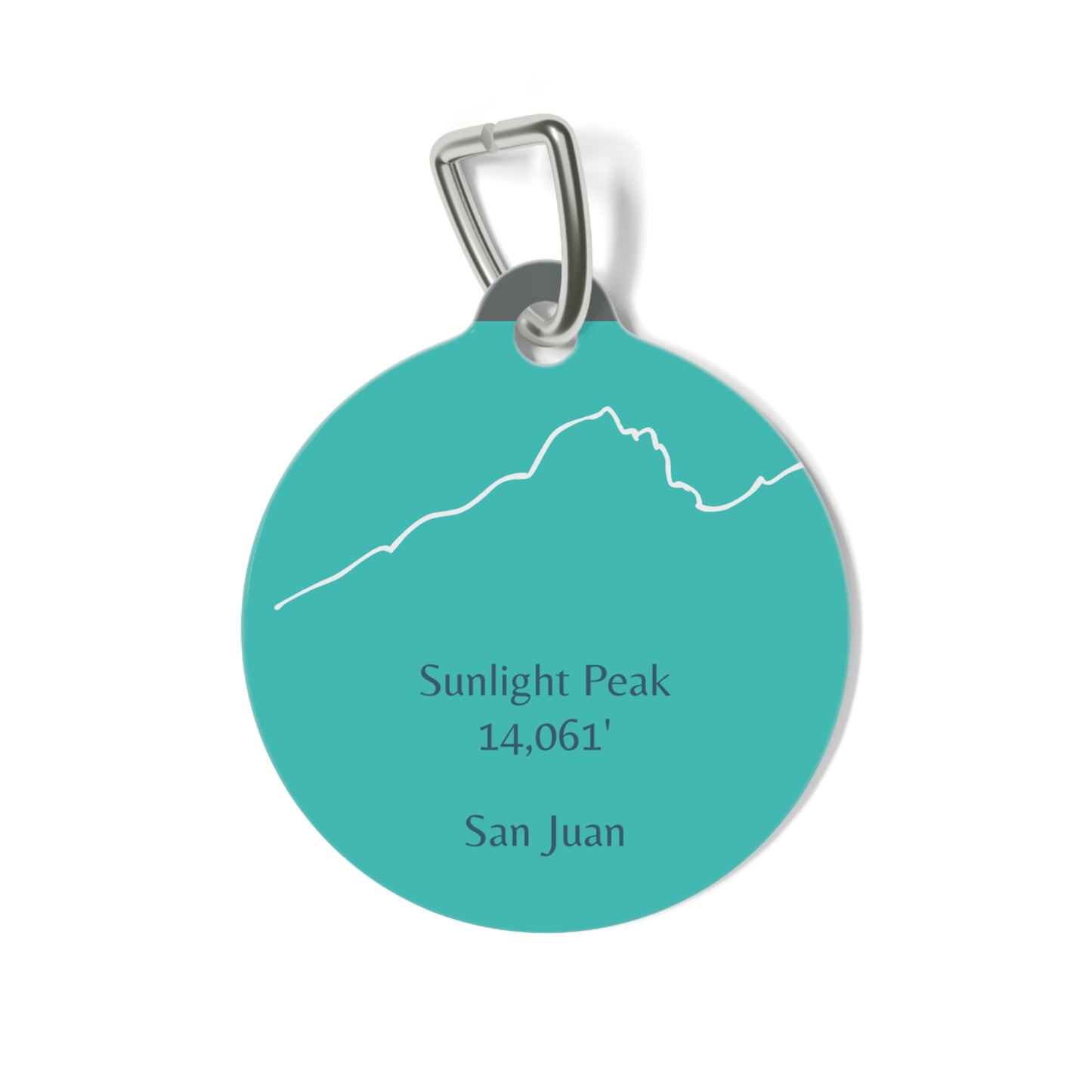 Sunlight Peak Pet Tag