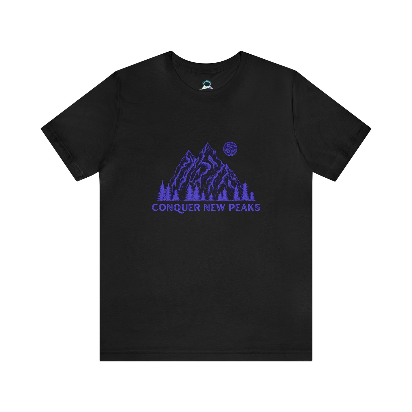 Conquer New Peaks Unisex Jersey Short Sleeve Tee - Purple