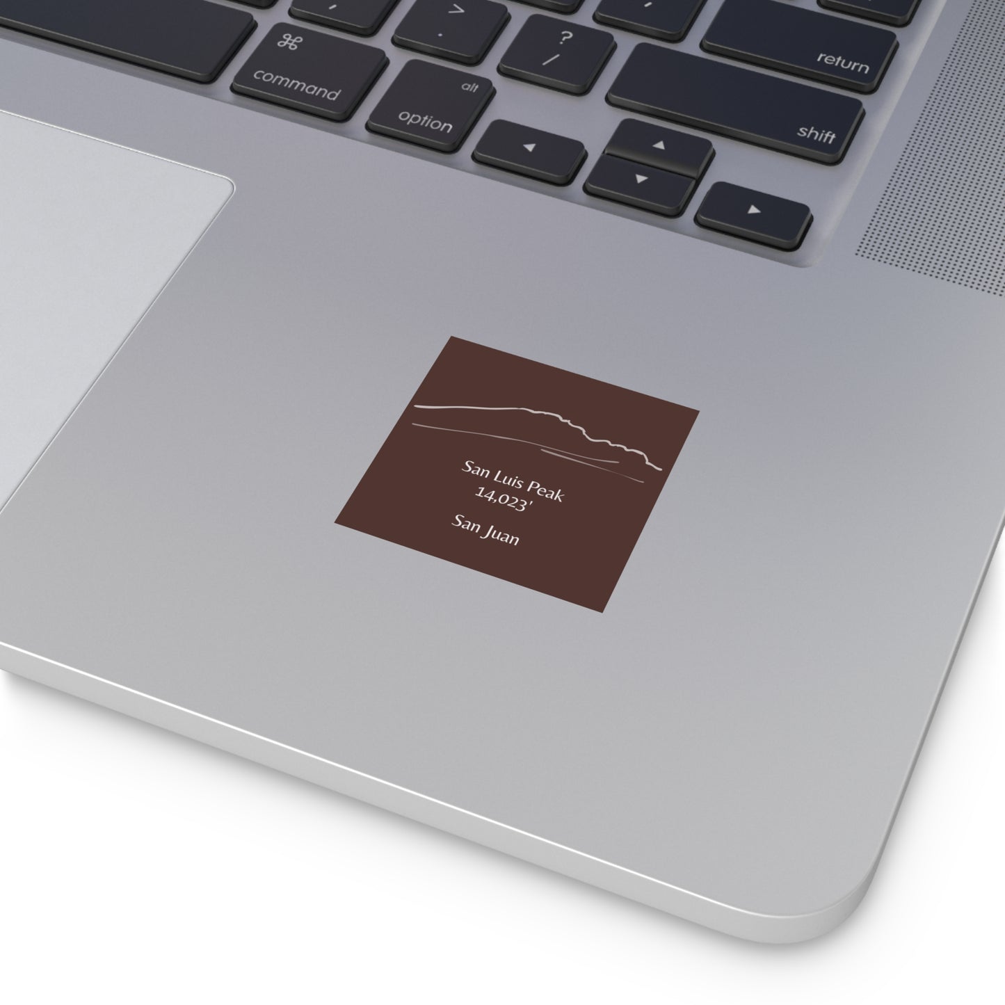 San Luis Peak 14er Square Vinyl Sticker