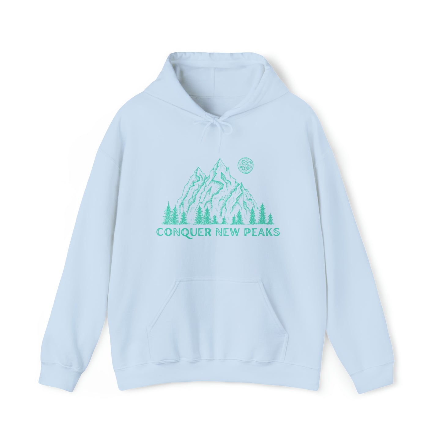 Conquer New Peaks Unisex Heavy Blend™ Hooded Sweatshirt