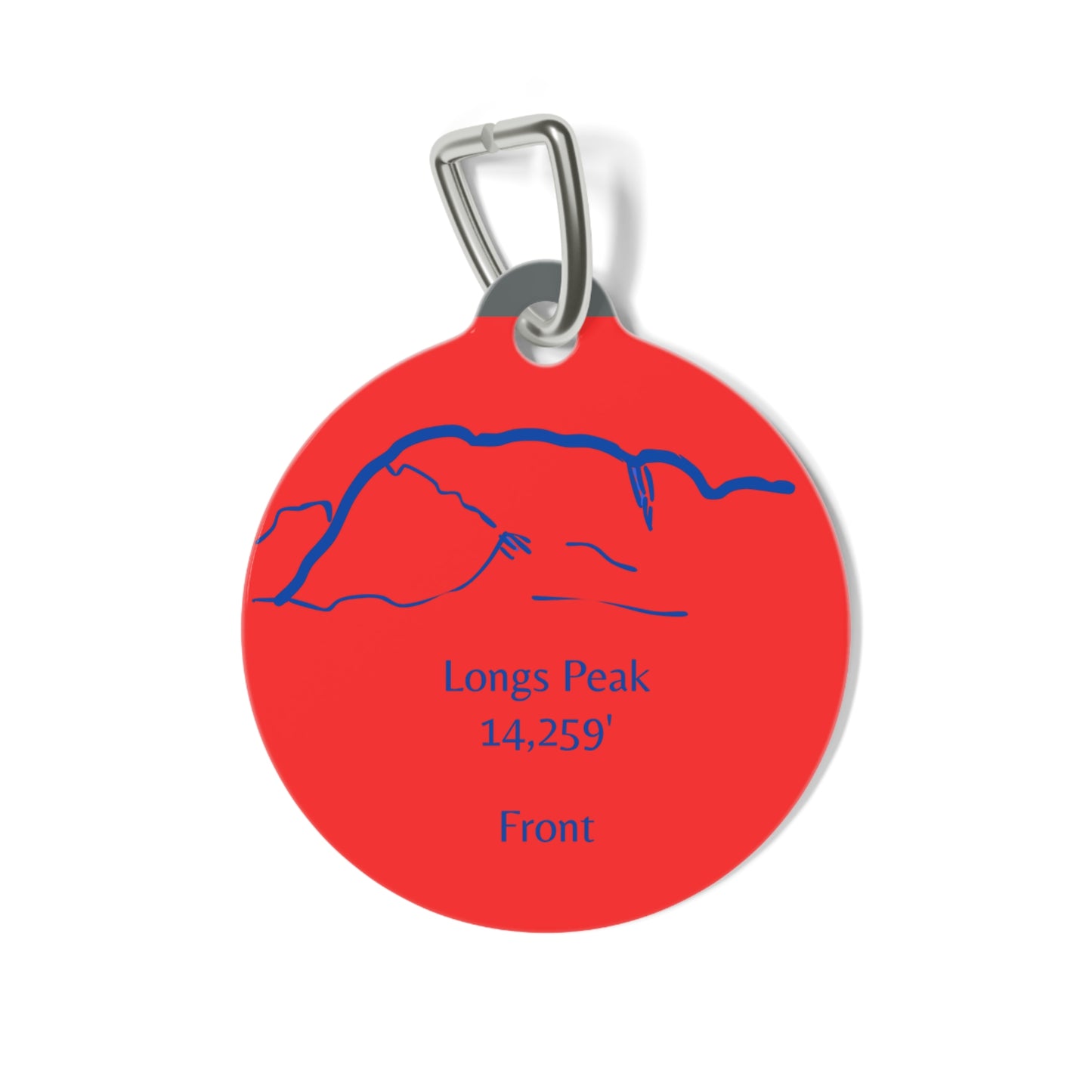 Longs Peak Pet Tag