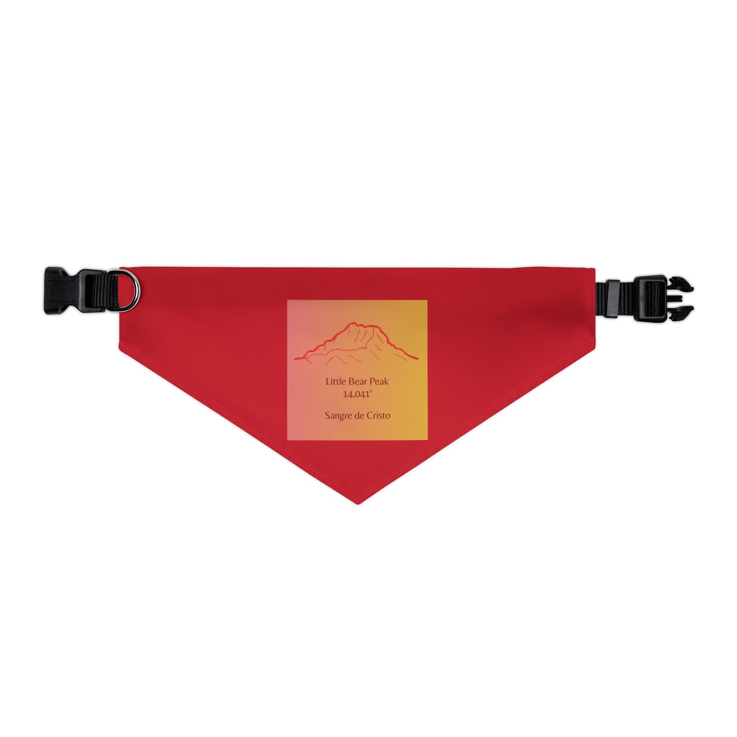 Little Bear Peak 14er Pet Bandana Collar